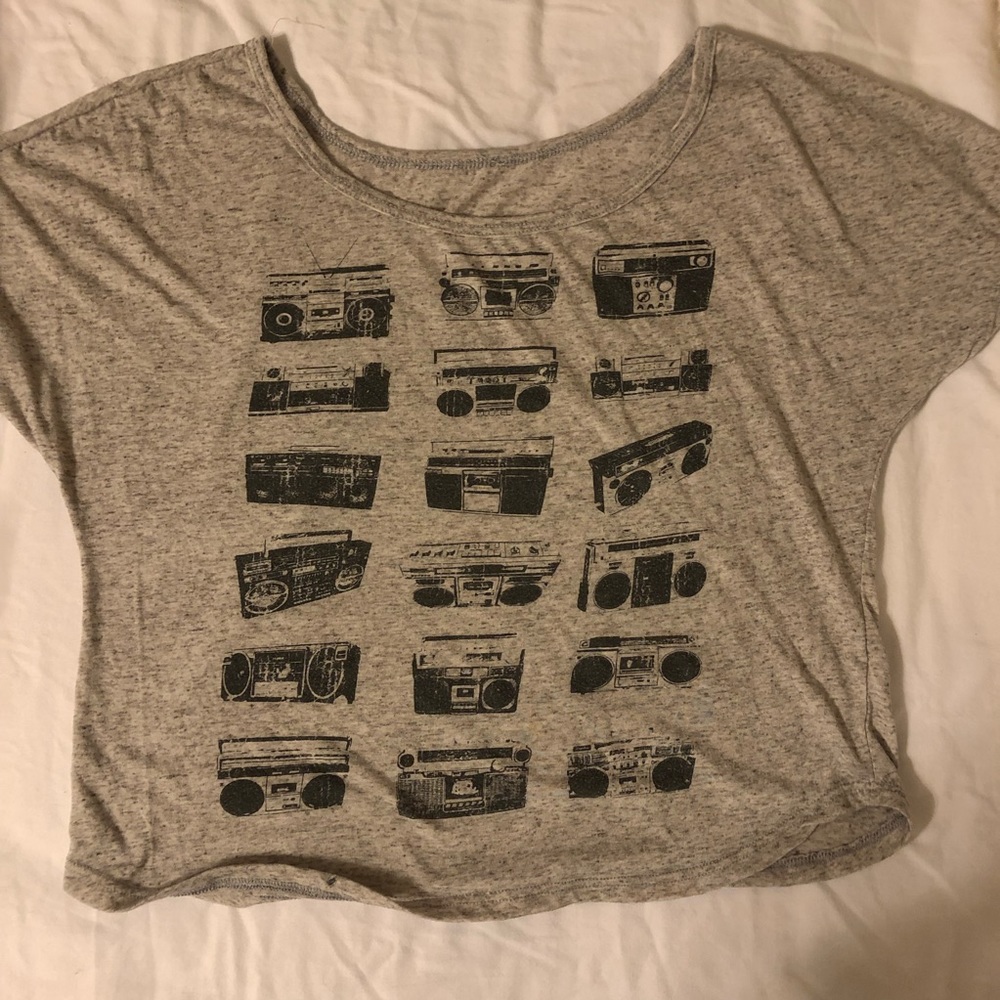 Graphic crop top